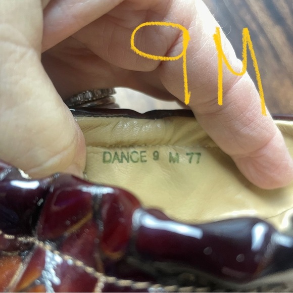 Donald J. Pliner Size 9 M Brown Animal Print Dance Ballet Dance Flat Shoe - Picture 10 of 11